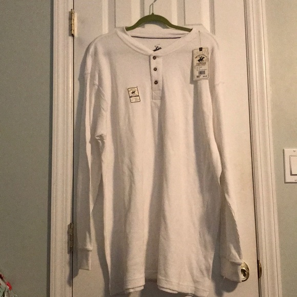 Beverly Hills Polo Club Other - 4XL snowflake white Henley